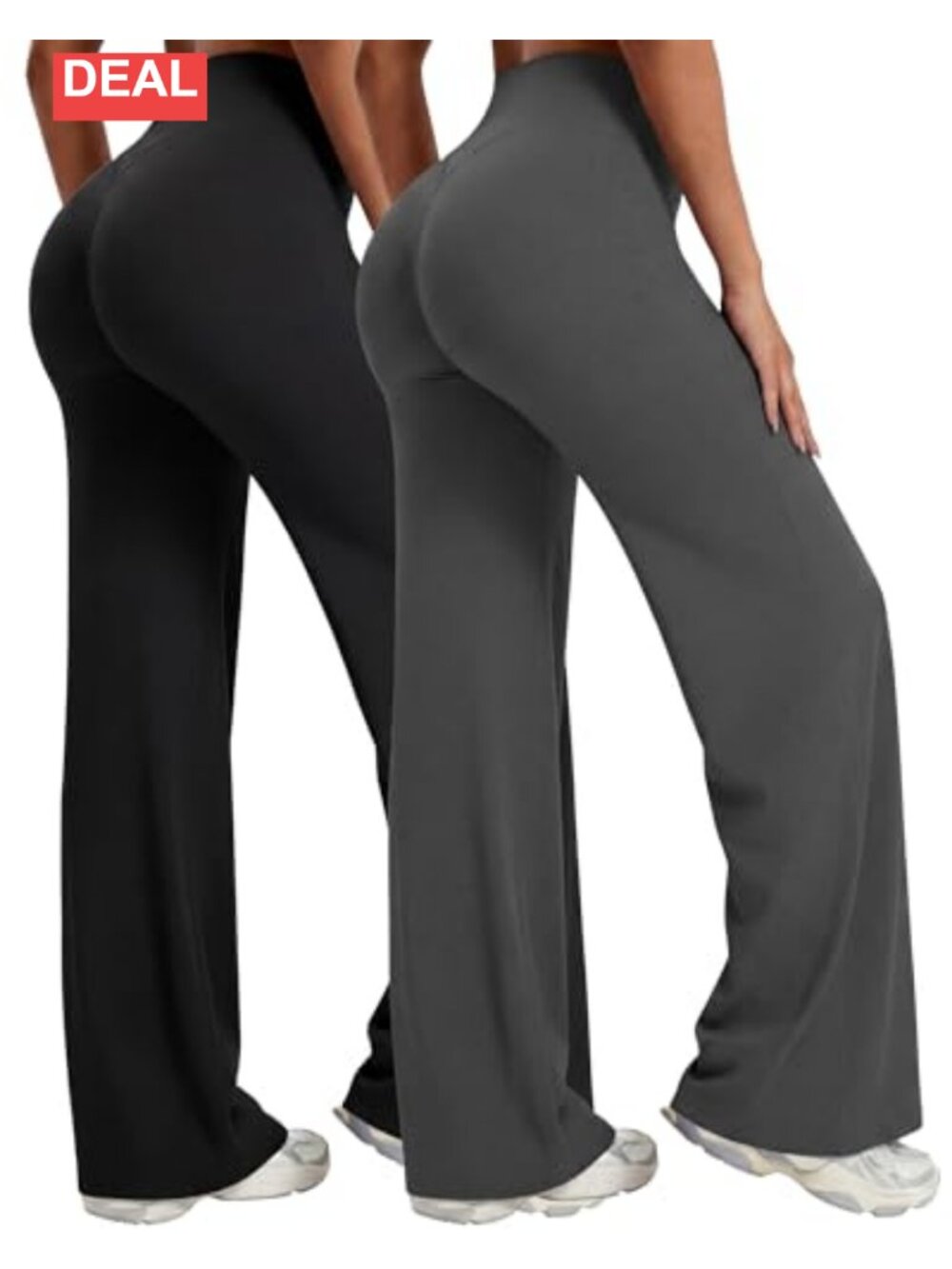 Women's Wide Leg Seamless Workout Leggings High Waist Tummy Control Yoga Pants